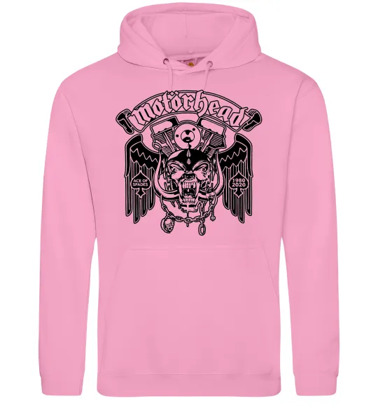 Мужская толстовка (худи) Motorhead Ace of spades Розовый фото