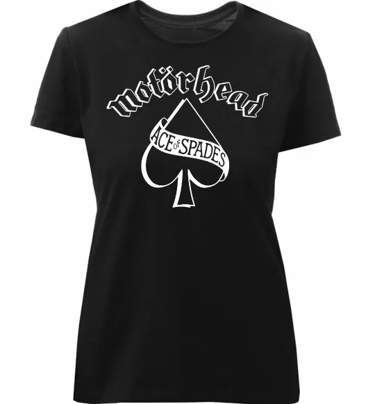 Женская премиум футболка Ace of spades Черный фото