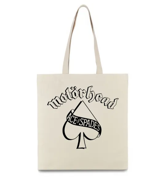 Еко-сумка Ace of spades Бежевий фото