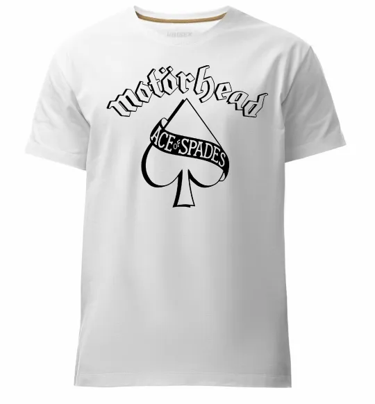 Мужская премиум футболка Ace of spades Белый фото