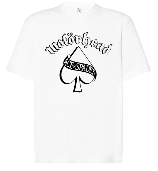 Футболка Оверсайз Ace of spades Білий фото