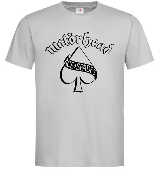Чоловіча футболка Ace of spades Сірий фото