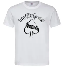 Чоловіча футболка Ace of spades Білий фото