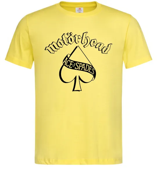 Чоловіча футболка Ace of spades Лимонний фото