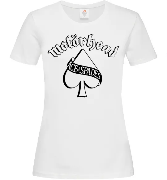 Женская футболка Ace of spades Белый фото