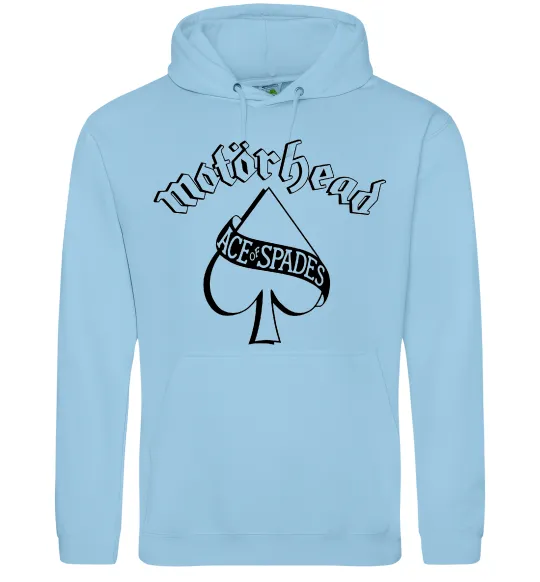 Женская толстовка (худи) Ace of spades Голубой фото