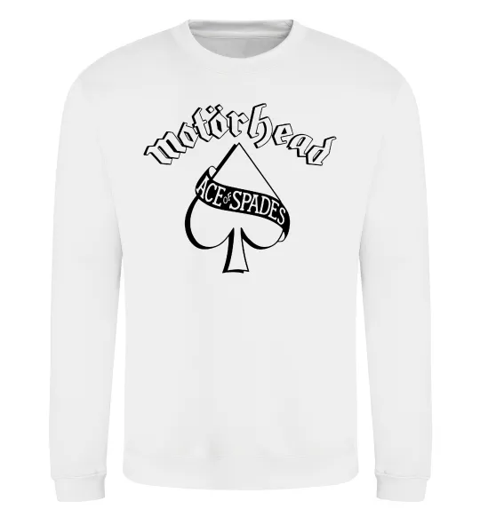 Свитшот Ace of spades Белый фото