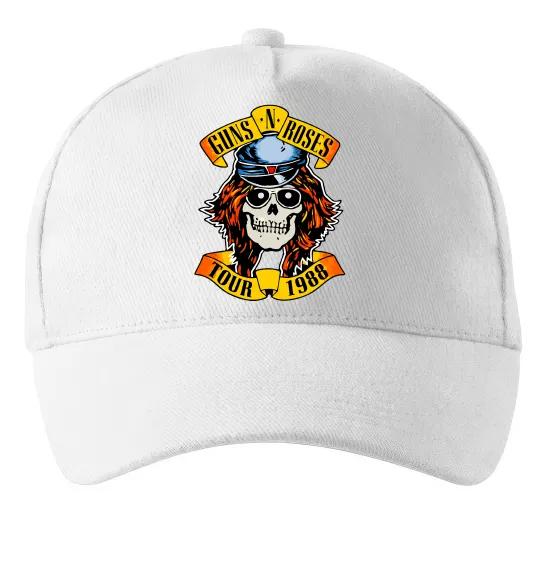 Кепка Guns N Roses tour 1988 Белый фото