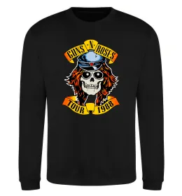 Свитшот Guns N Roses tour 1988 Черный фото