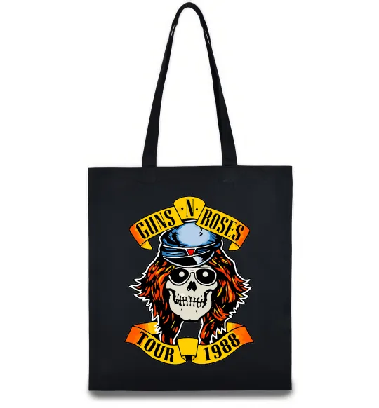 Эко-сумка Guns N Roses tour 1988 Черный фото