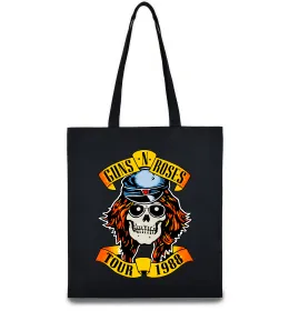 Эко-сумка Guns N Roses tour 1988 Черный фото