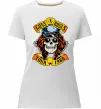 Женская премиум футболка Guns N Roses tour 1988 Белый Женская премиум футболка Guns N Roses tour 1988 Белый фото