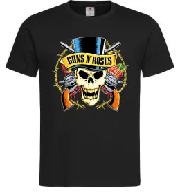 Чоловіча футболка Guns N Roses appetite for destruction Чорний фото