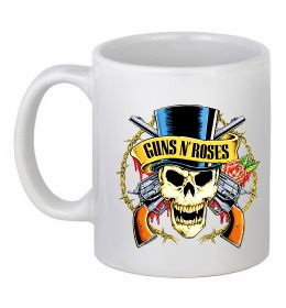 Чашка керамическая Ганс н роузес череп Чашка керамическая Ганс н роузес череп