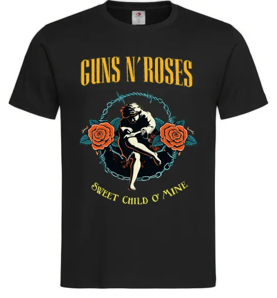 Чоловіча футболка Guns N`Roses Sweet child Чорний фото