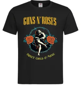 Мужская футболка Guns N`Roses Sweet child Черный фото