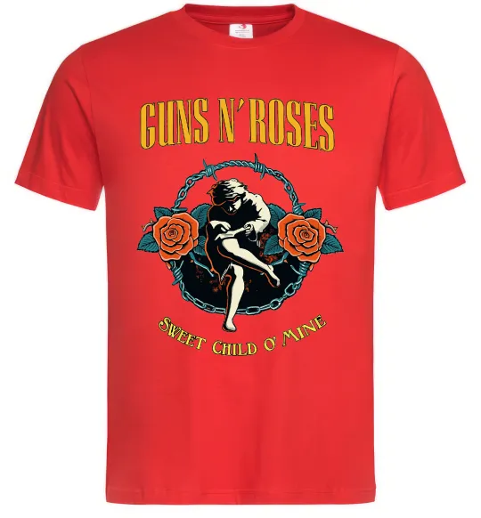 Чоловіча футболка Guns N`Roses Sweet child Червоний фото