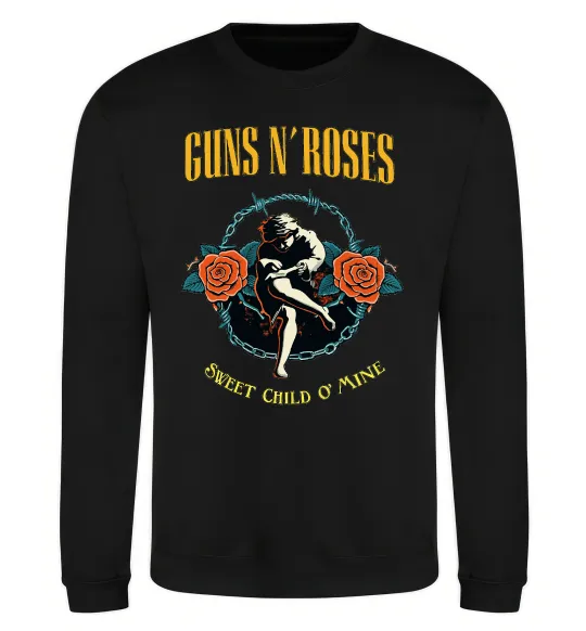 Свитшот Guns N`Roses Sweet child Черный фото