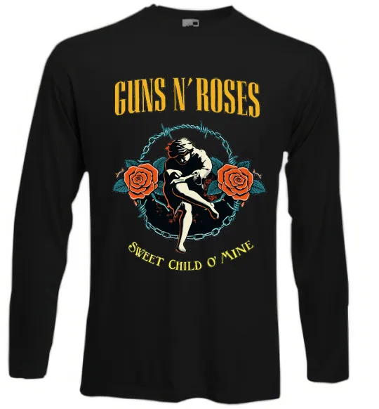 Лонгслів Guns N`Roses Sweet child Чорний фото