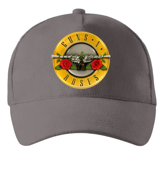 Кепка Guns N Roses logo Серый фото