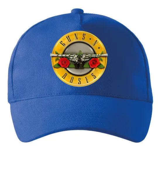 Кепка Guns N Roses logo Ярко-синий фото