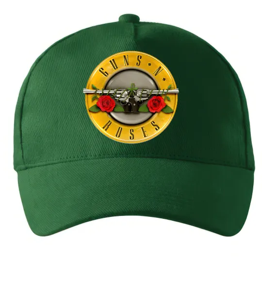 Кепка Guns N Roses logo Темно-зеленый фото