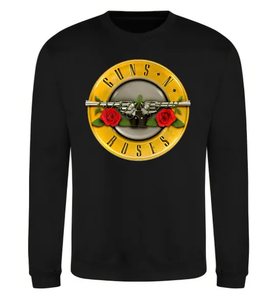 Світшот Guns N Roses logo Чорний фото