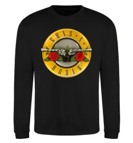 Свитшот Guns N Roses logo Черный фото