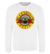 Світшот Guns N Roses logo Білий фото
