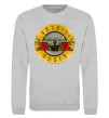 Світшот Guns N Roses logo Сірий меланж фото
