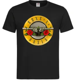 Мужская футболка Guns N Roses logo Черный фото