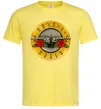 Мужская футболка Guns N Roses logo Лимонный фото