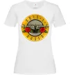 Женская футболка Guns N Roses logo Белый Женская футболка Guns N Roses logo Белый фото