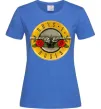Женская футболка Guns N Roses logo Ярко-синий Женская футболка Guns N Roses logo Ярко-синий фото