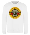 Світшот Guns N Roses logo Білий фото