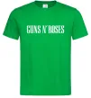 Чоловіча футболка Guns N Roses Зелений фото