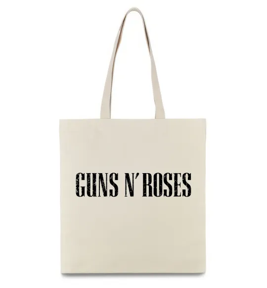 Эко-сумка Guns N Roses Бежевый фото
