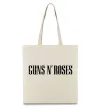 Эко-сумка Guns N Roses Бежевый фото