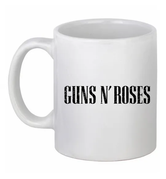 Чашка керамічна Guns N Roses Білий фото