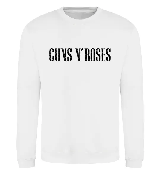 Світшот Guns N Roses Білий фото