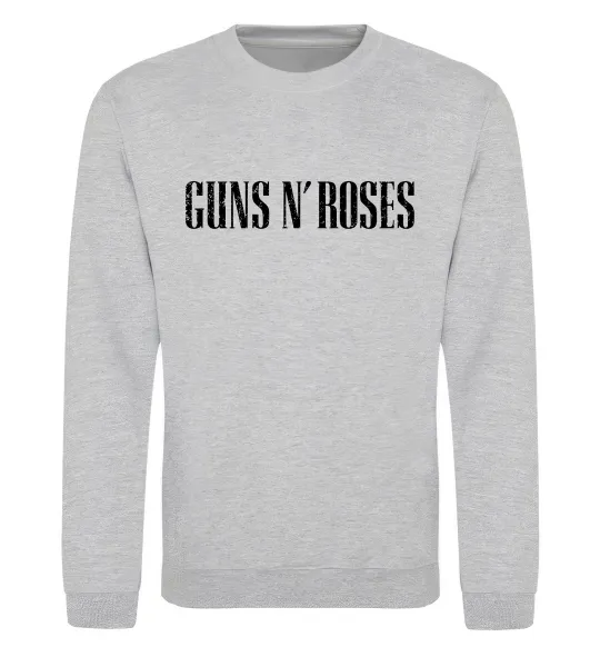 Світшот Guns N Roses Сірий меланж фото