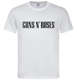 Мужская футболка Guns N Roses Белый фото