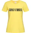 Женская футболка Guns N Roses Лимонный Женская футболка Guns N Roses Лимонный фото