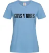 Женская футболка Guns N Roses Голубой Женская футболка Guns N Roses Голубой фото