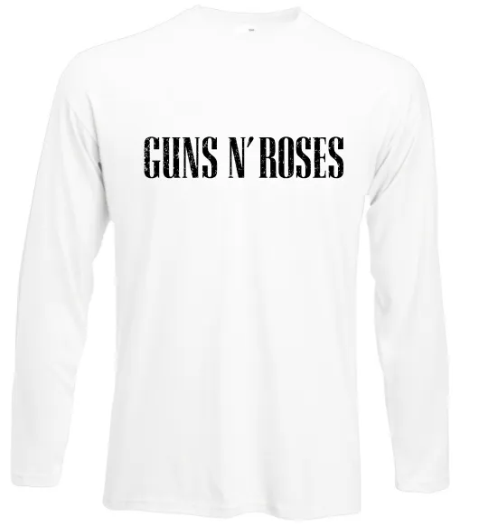 Лонгслів Guns N Roses Білий фото