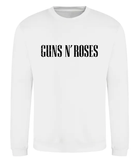 Світшот Guns N Roses Білий фото
