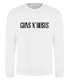 Світшот Guns N Roses Білий фото
