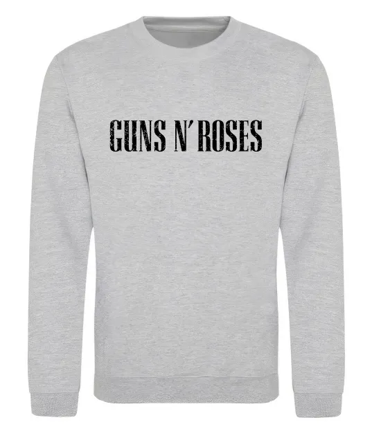 Світшот Guns N Roses Сірий меланж фото