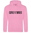 Чоловіча толстовка (худі) Guns N Roses Рожевий фото