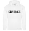 Чоловіча толстовка (худі) Guns N Roses Білий фото